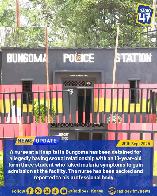 Bungoma nurse detained