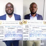DCI officers present evidence from a fake gold syndicate busted in Nairobi