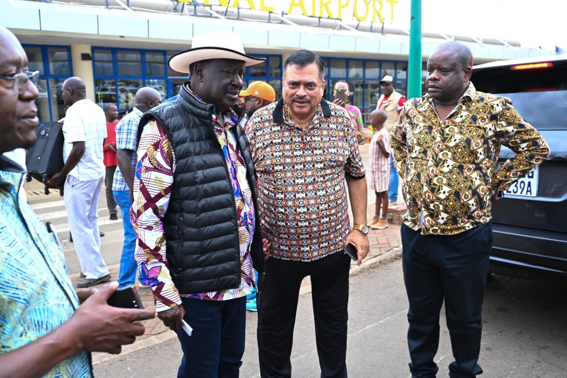 Former Kesses MP Dr. Swarup Mishra pays tribute to Raila Odinga, describing him as a symbol of democracy and peace.