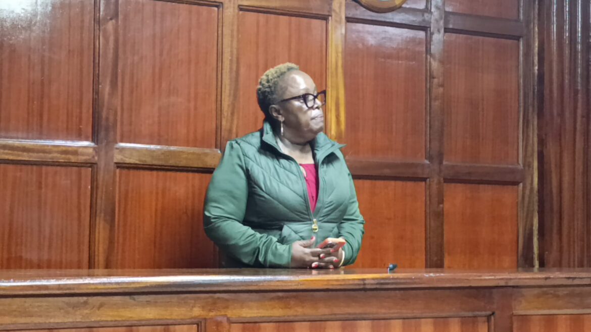 Ranalo Foods director Stella Osewe appears at the Milimani Law Courts to face 12 forgery-related charges in an alleged boardroom coup involving falsified company documents.