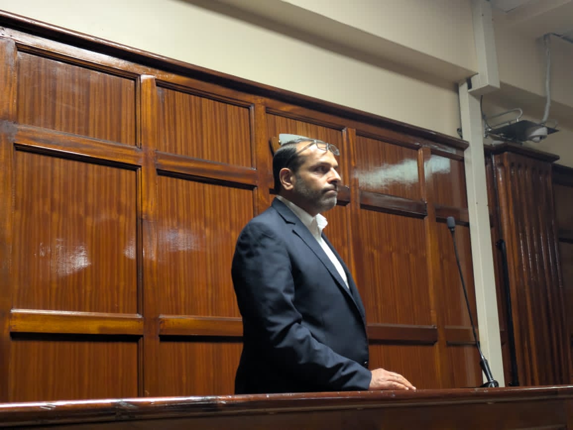 Egypt Power Company Director Yasser Abdel Wahab Mohammed appears before Milimani Chief Magistrate Lucas Onyina in Nairobi over KSh 2.3 million fraud case.