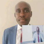 Businessman Abbas Badru Omuyoma alias Yuri Sande Ismael appearing at the Milimani Law Courts over an alleged Sh8.1 million gold fraud case.