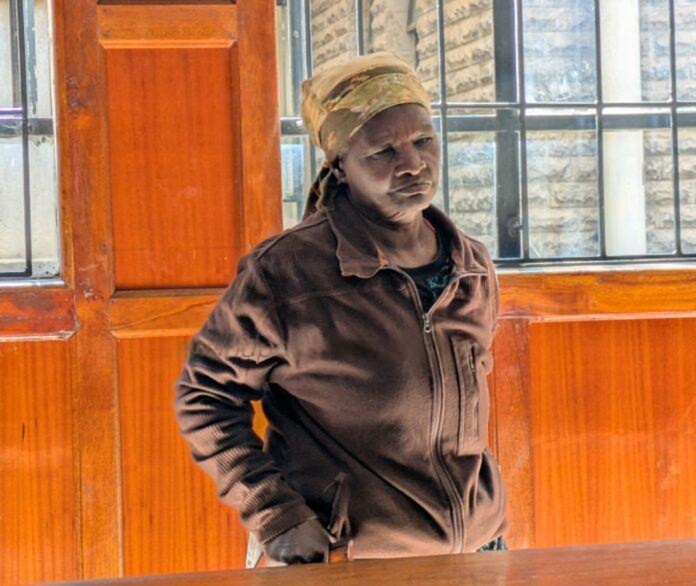 Elderly woman Ruth Wambui Kimani in Nairobi court over alleged Sh200 million land fraud involving former Deputy Governor Agnes Kagure.