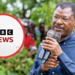 BBC headquarters building viewed from outside, symbolizing the broadcaster’s legal battle with Moses Wetang’ula in Kenya.
