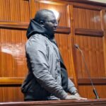 Dickens Onyando Oluoch in Milimani court charged with defrauding Mediquip Global Limited in Sh13 million cooking oil tender fraud.
