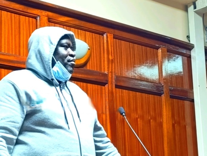 Philip Emuruon Obwana of Amanda Creek Limited in court over allegations of defrauding an elderly investor of Sh360,000 through a fake Watamu investment scheme.
