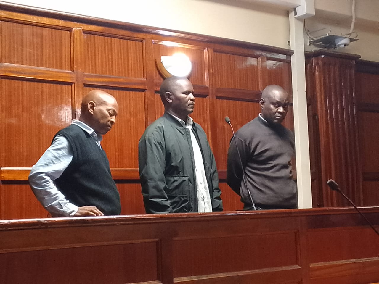 Afya Sacco fraud suspects at Milimani Law Courts