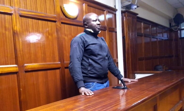 Suspect in Afya Sacco Sh40 million fraud case at Milimani Law Courts