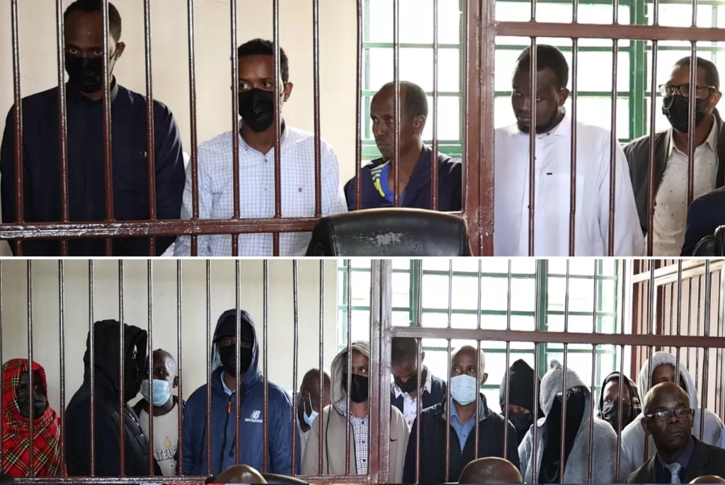 Suspects arraigned at Kahawa Law Courts over illegal issuance of Kenyan ID and passport documents.