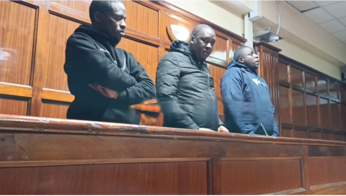 Milimani Law Courts where Timon Kimeli, Isaac Kipchirchir Lagat and Tonny Simiyu were charged