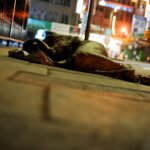 Residents gather after night violence in Butonge area