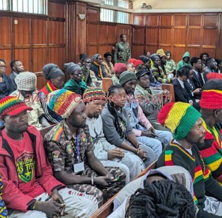 Milimani High Court during hearing of Rastafari Society marijuana legalization petition.