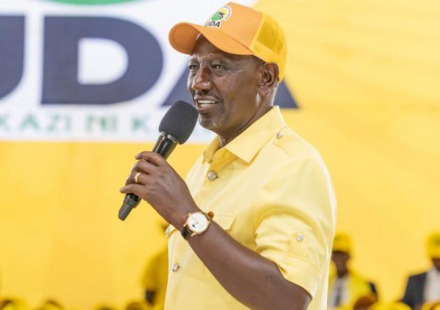 President William Ruto announcing income tax relief measures for Kenyans.