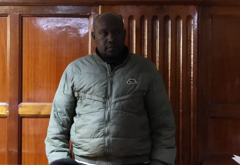 Albert Komen Kipkechem cyber fraud suspect in Milimani Law Courts