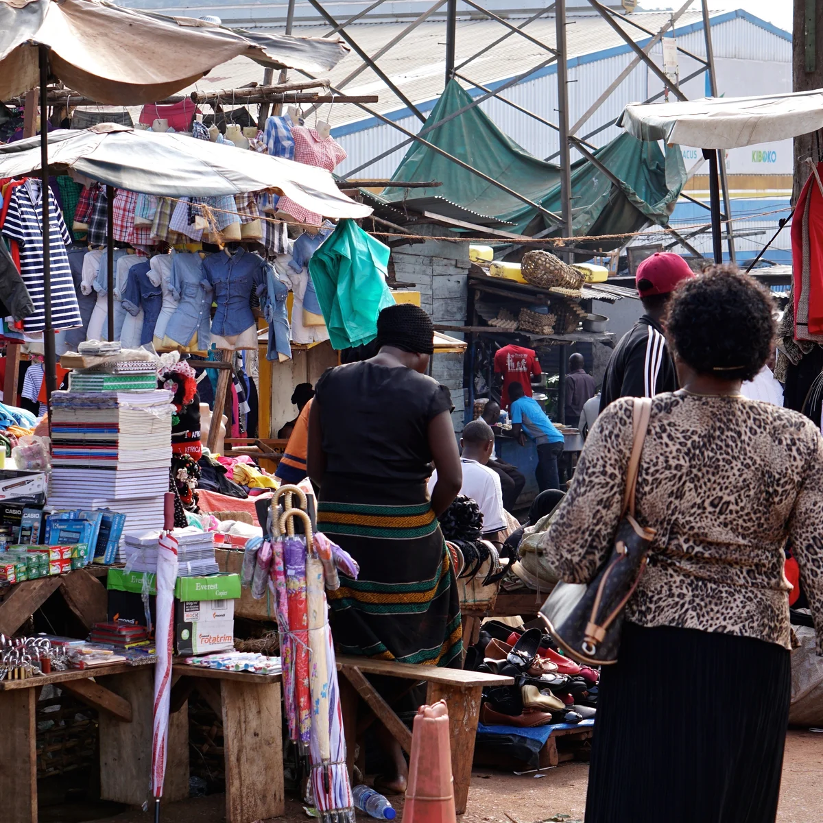 Mabanga Market in Bungoma where residents raised concerns over insecurity and alleged drug activity