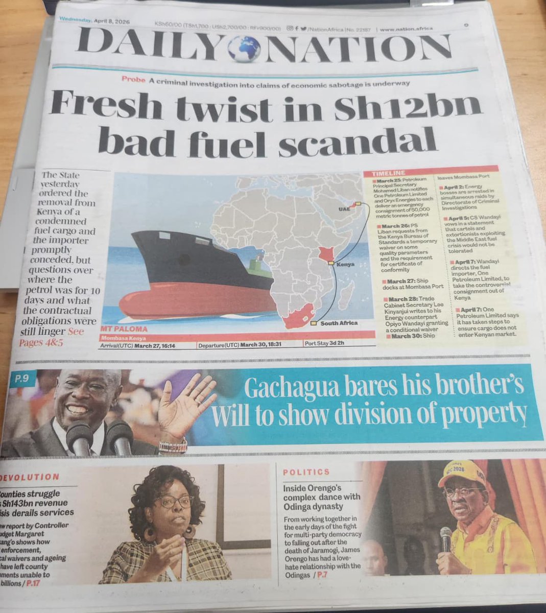 Concerns rise over fuel safety in Kenya after reports of possible contamination with harmful substances