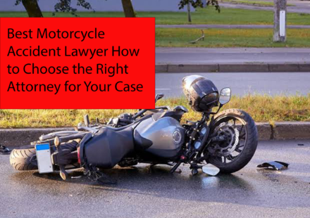 An image illustration of Best motorcycle accident lawyer for consulting